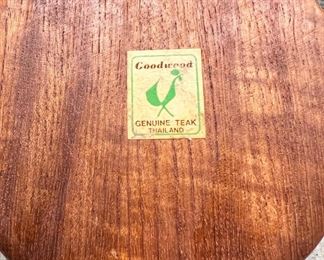 Vintage GoodWood 7-piece teak salad bowl set