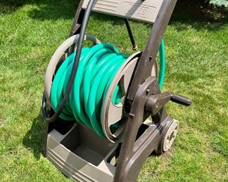 Barely used Ames garden hose cart