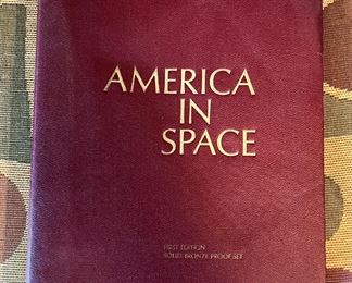 ‘America In Space’ First Edition solid bronze proof set