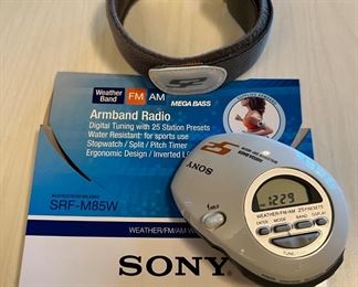Sony Walkman Armband Radio