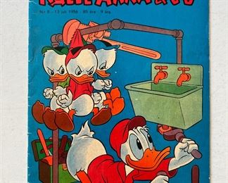 1956 Walt Disney’s ‘Kalle Anka & C:O’ comic from Sweden