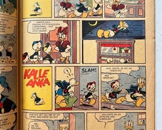 1956 Walt Disney’s ‘Kalle Anka & C:O’ comic from Sweden