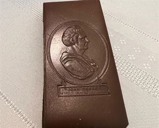 Rare Calfskin early John Deere folding bill holder