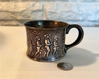 Extremely Rare baby cup given to “Baby Monson” from Mr. & Mrs. John Deere Cady.  John Deere Cady was the grandchild of John Deere and was a part of the 1904 US Olympic Golf Team who took home the Silver Medal that year
