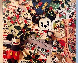 Vintage Holiday Mickey Mouse 500 piece puzzle