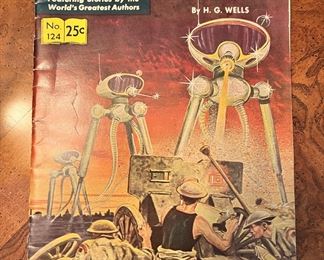 1950’s Classics Illustrated ‘The War of the Worlds’ comic by H.G. Wells