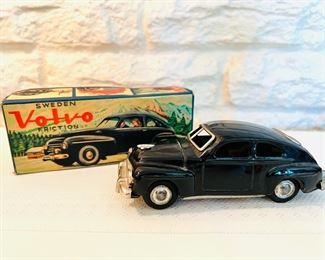 Extremely rare early Volvo Friction car from Sweden with original box in excellent vintage condition