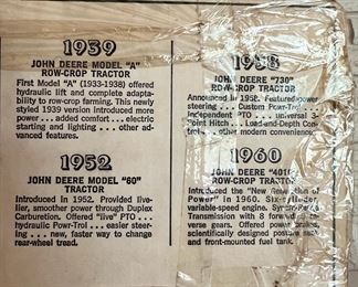 1960’s John Deere ‘Milestones In John Deere Tractor Designs’ No. 560 complete set in original packaging