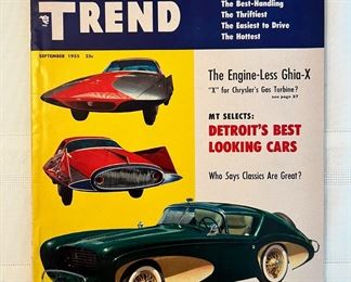Motor Trend ‘The Top Cars of ‘55’ magazine featuring the very cool Flajole Forerunner