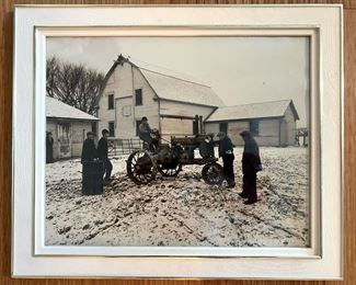 Original photograph of the John Deere Family Farm.  We have this framed version and two unframed photos