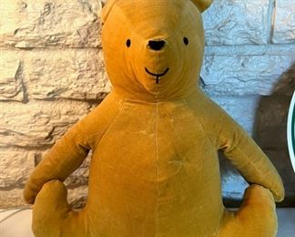 Rare velvet Pooh Bear in excellent antique condition