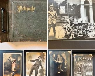 One of the most fun & unique vintage Photo albums we have come across!  There are well over 30 photos in this album