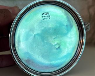 “Baby Monson” is Carl Monson and this is his family sterling baby cup