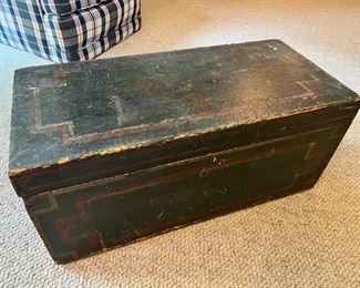 Antique Scandinavian wood chest
