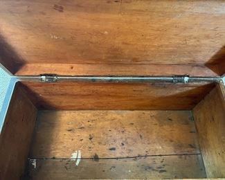 Antique Scandinavian wood chest