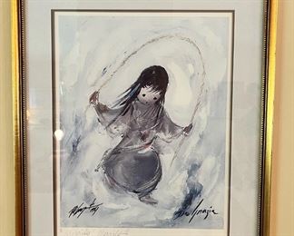 DeGrazia hand signed print from 1981