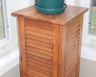 TALL SHUTTER PEDISTAL / PLANT STAND