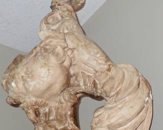 LARGE CERAMIC CHICKENS