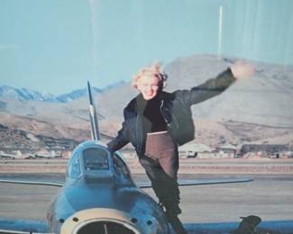 MARILYN MONROE & F-84G