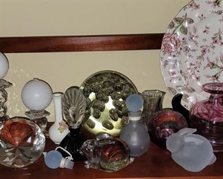 Collectible perfume bottles, paperweights and more!