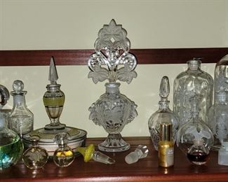 Antique and vintage perfume bottles