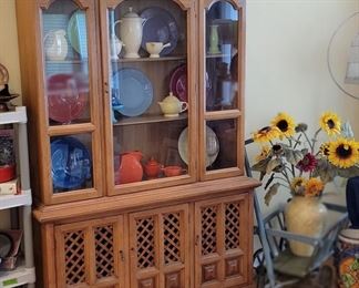 China cabinet full of Fiestaware!
