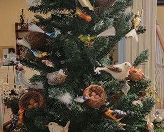 Christmas Tree with bird decors