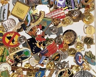 Push back pin collection