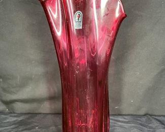Mid Century Cranbury Swung Ruffle Vase