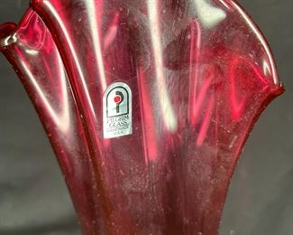 Mid Century Cranbury Swung Ruffle Vase