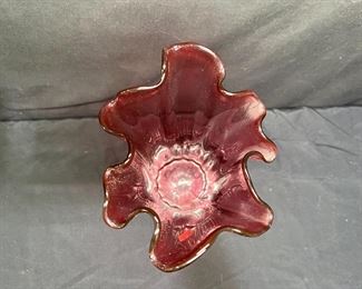 Mid Century Cranbury Swung Ruffle Vase