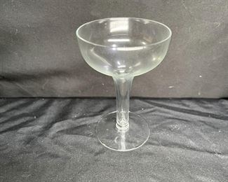 4 Tiffin Franciscan Blown Hollow Stem Champagne