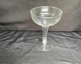 4 Tiffin Franciscan Blown Hollow Stem Champagne