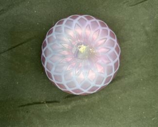 MOP Blue & Purple Diamond Quilt Rose Bowl