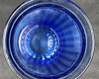 4 Blue Aurora Tumblers by Hazel Atlas