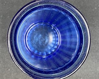 4 Blue Aurora Tumblers by Hazel Atlas