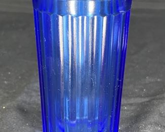 4 Blue Aurora Tumblers by Hazel Atlas