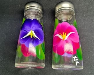 Hand Painted Kitchen Set signed by K Pall