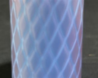 MOP Blue & Purple Diamond Quilted Tumbler