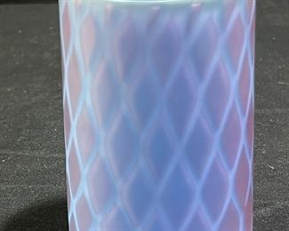 MOP Blue & Purple Diamond Quilted Tumbler