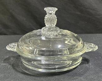 Heisey Plantation Pineapple Covered Candy Dish
