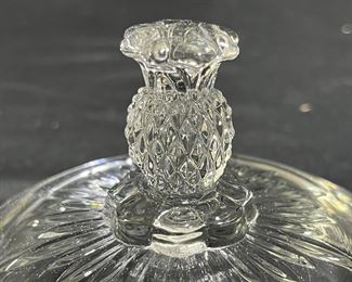 Heisey Plantation Pineapple Covered Candy Dish