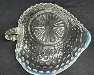 1940's MoonStone Opalescent Candy Dish & Plate