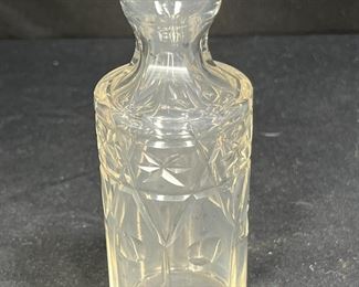 Antique Silverplate & Cut Glass Cruet Set