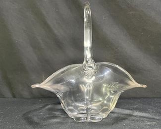 VTG Duncan miller Canterbury Clear Bridal Basket