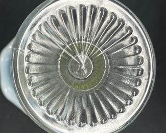 Moonstone Opalescent Candle holder & Bud Vase