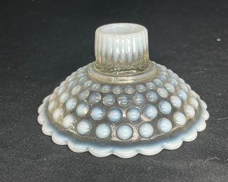 Moonstone Opalescent Candle holder & Bud Vase