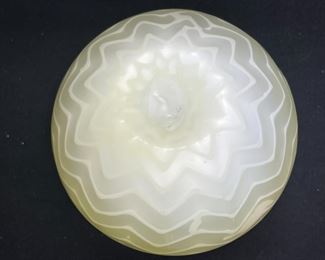 Victorian MOP Chevron Cased Rose Bowl