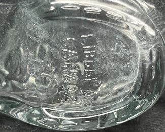 VTG Libby 16oz Glass Cowboy Boot Mug