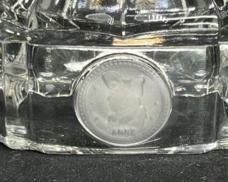 VTG Fostoria Coin Glass Cake Stand